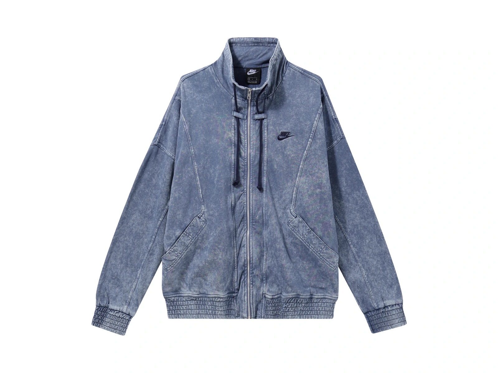 Nike Jackets Blue Stand Collar Moderate