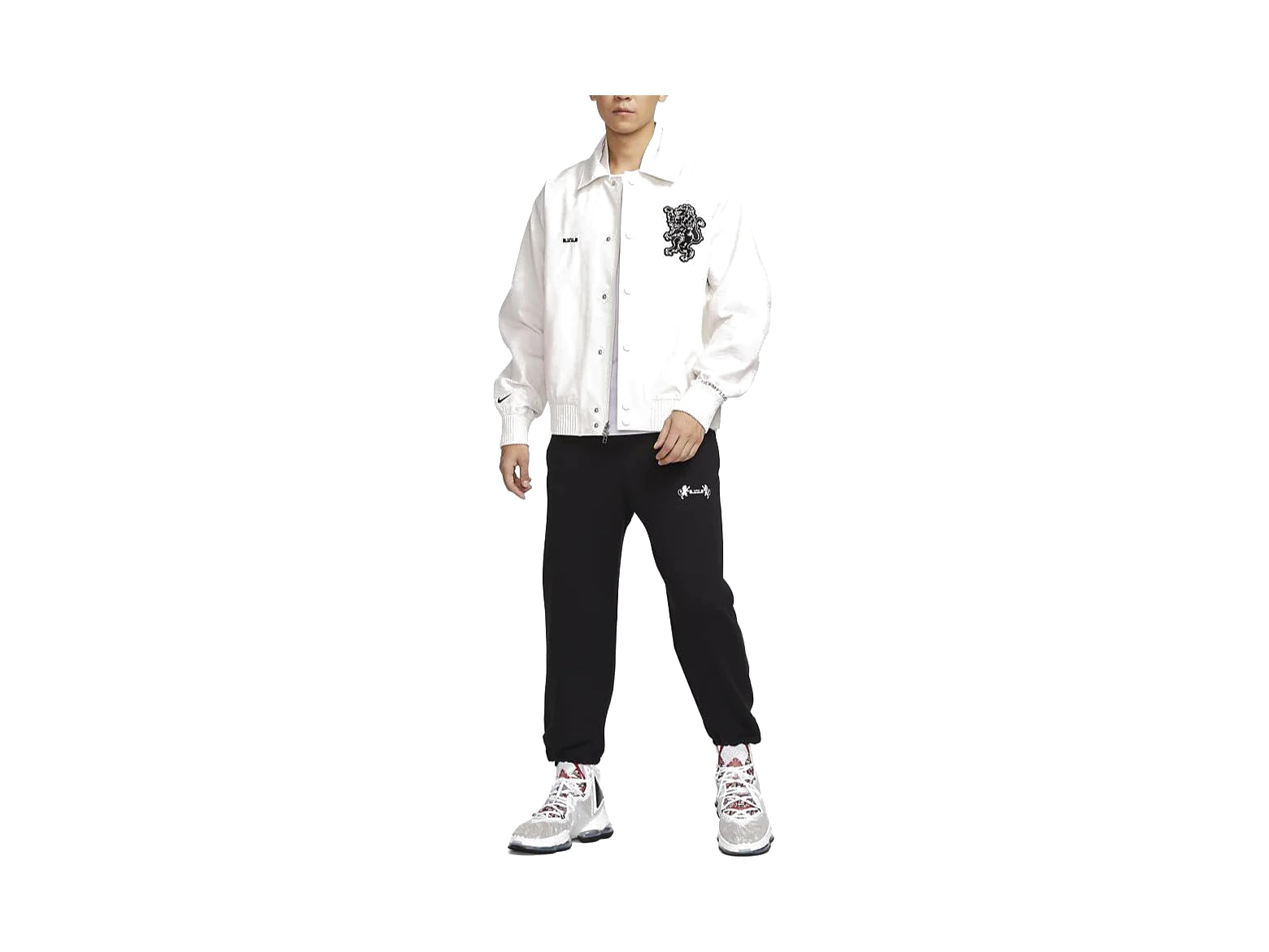 Nike Jackets White Lapel Moderate