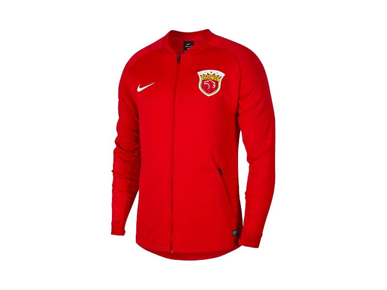 Nike Jackets Red Baseball Collar