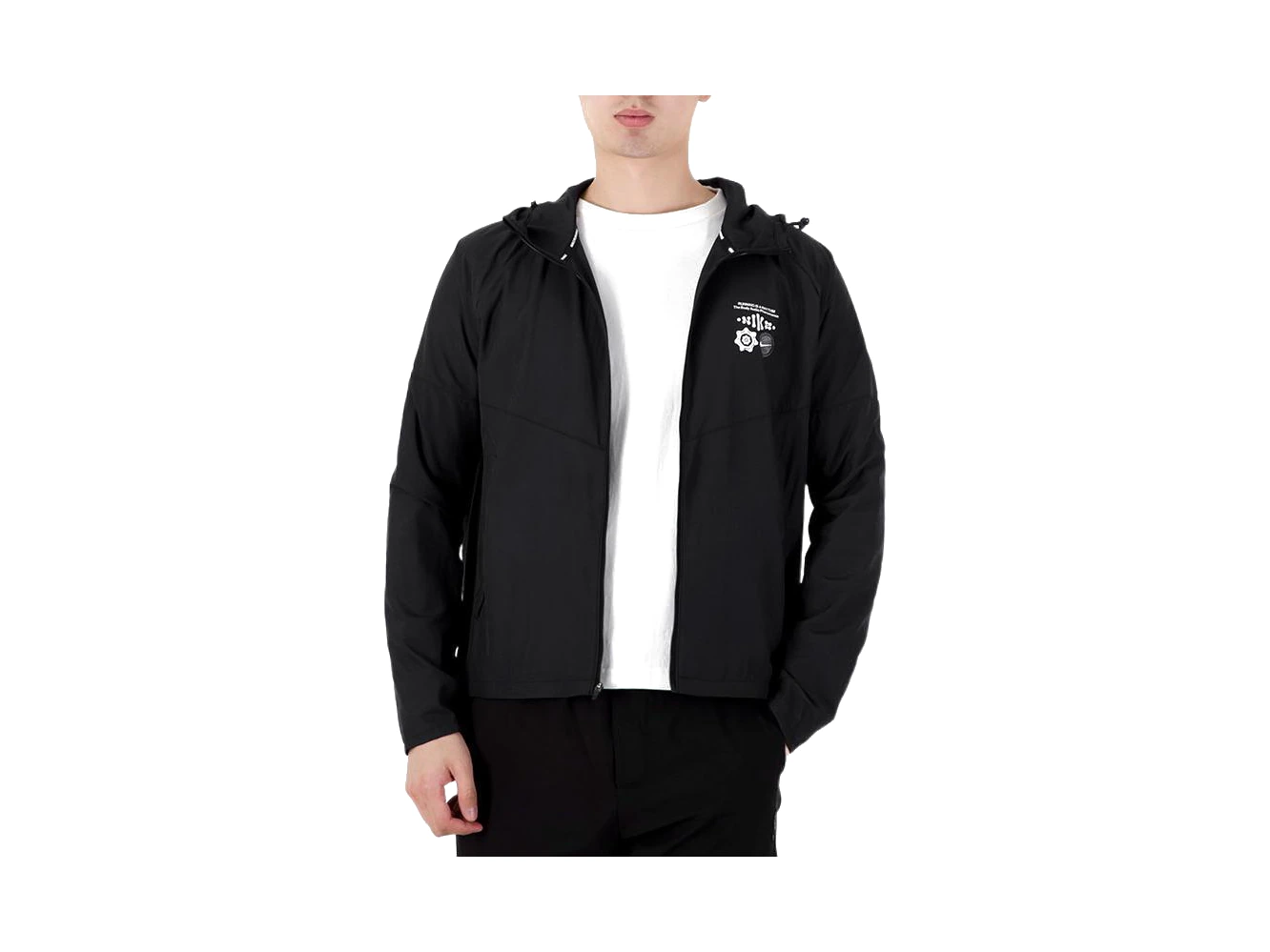 Nike Miler Jackets Black Hooded Moderate