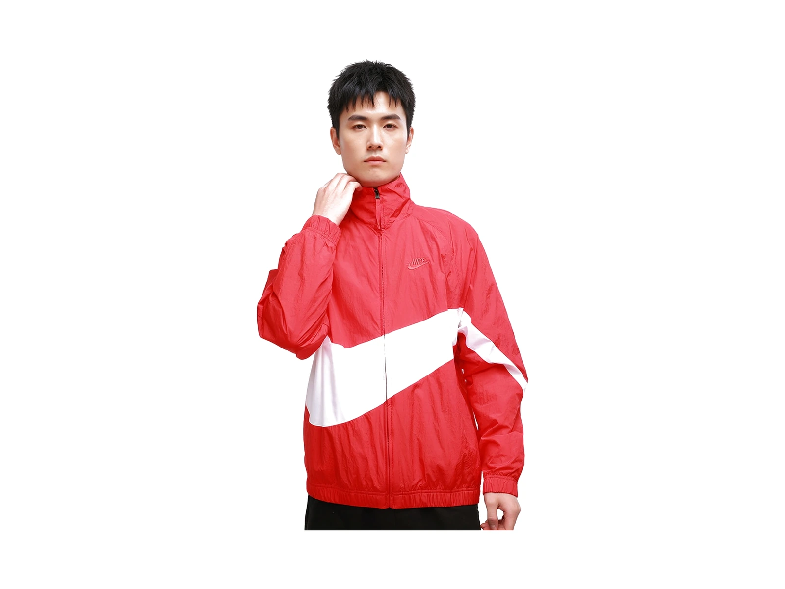 Nike Jackets University Red Stand Collar