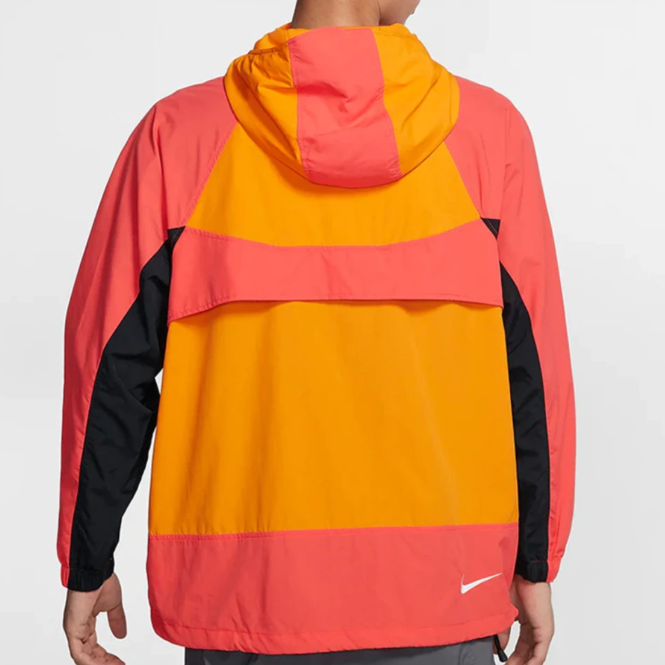 Nike Jackets Orange Hooded