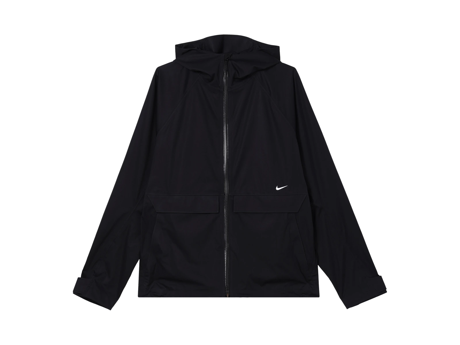 Nike Jackets Black Stand Collar Moderate