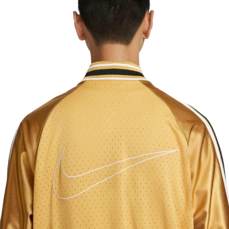 Nike Jackets Wheat Gold Baseball Collar