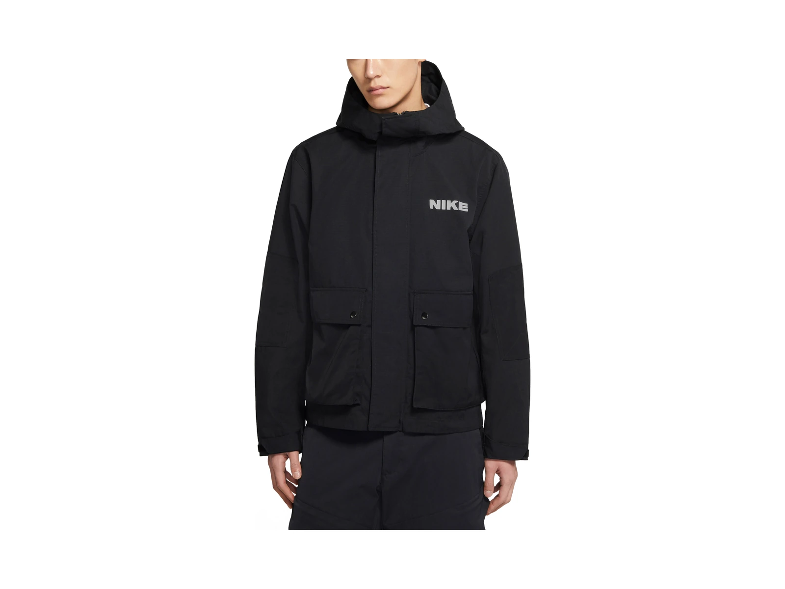 Nike Jackets Black Hooded
