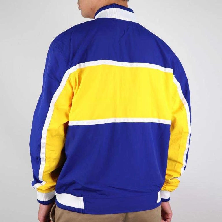 Nike colourblock-design bomber jacket