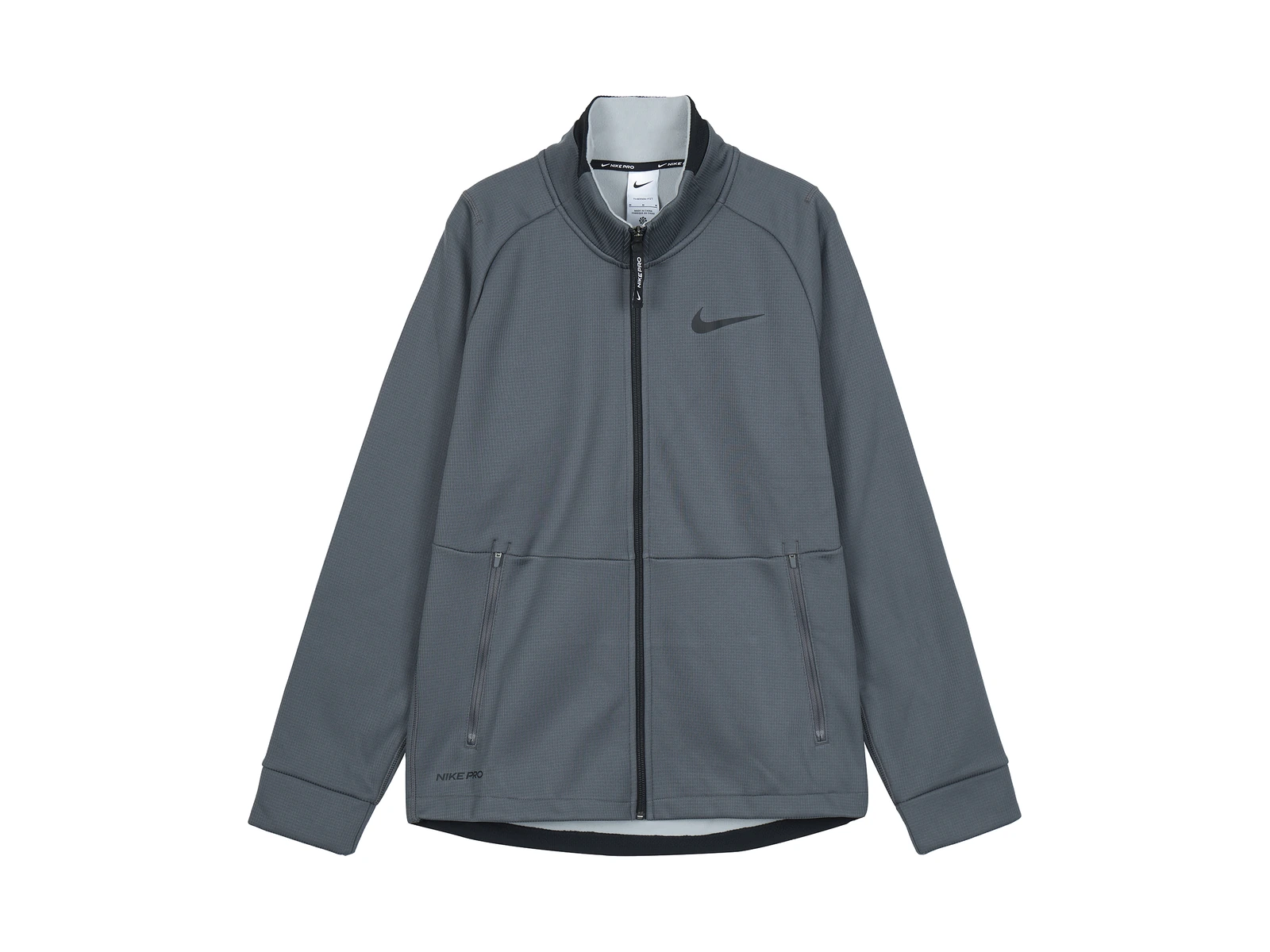 Nike Jackets Gray Stand Collar Moderate