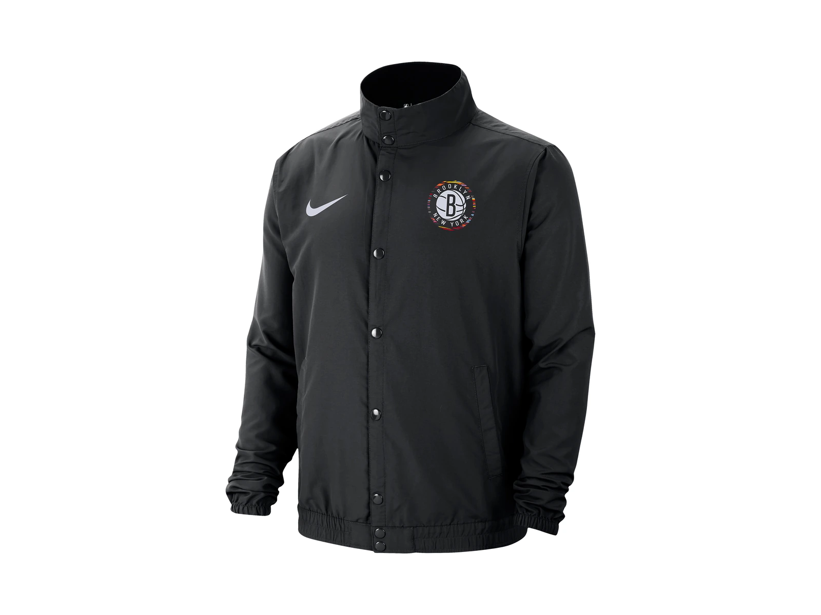 Nike Jackets Black Stand Collar Moderate