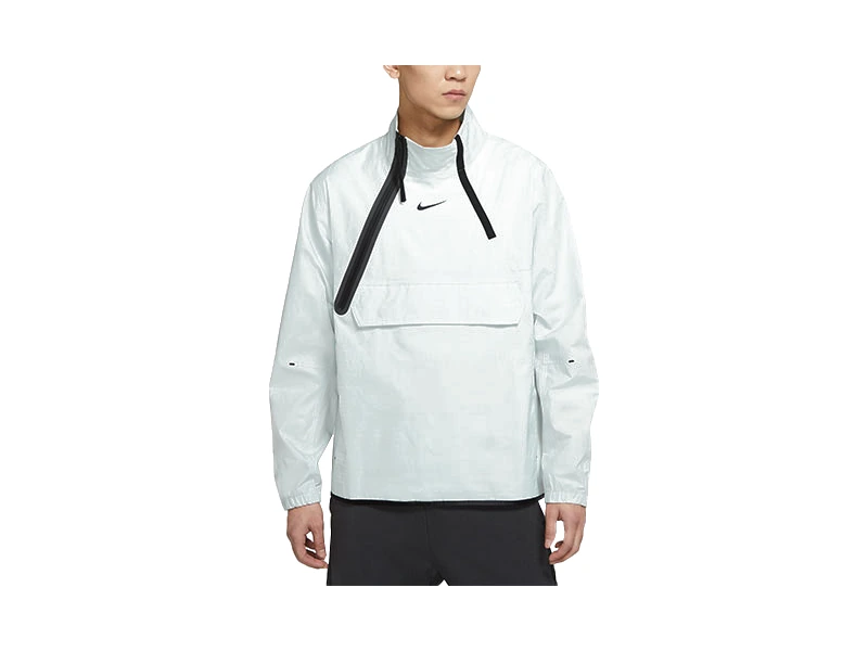 Nike Jackets Light Silver Stand Collar
