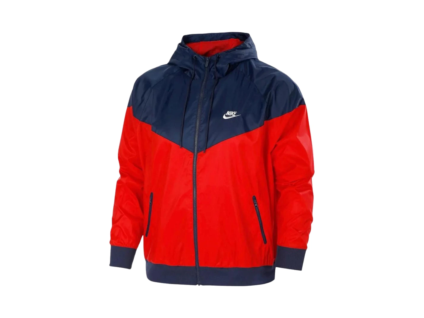 Nike Jackets Red Hooded (Non-detachable)