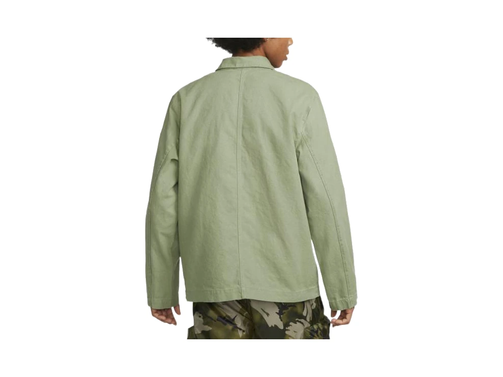 Nike Jackets Oil Green Lapel Moderate