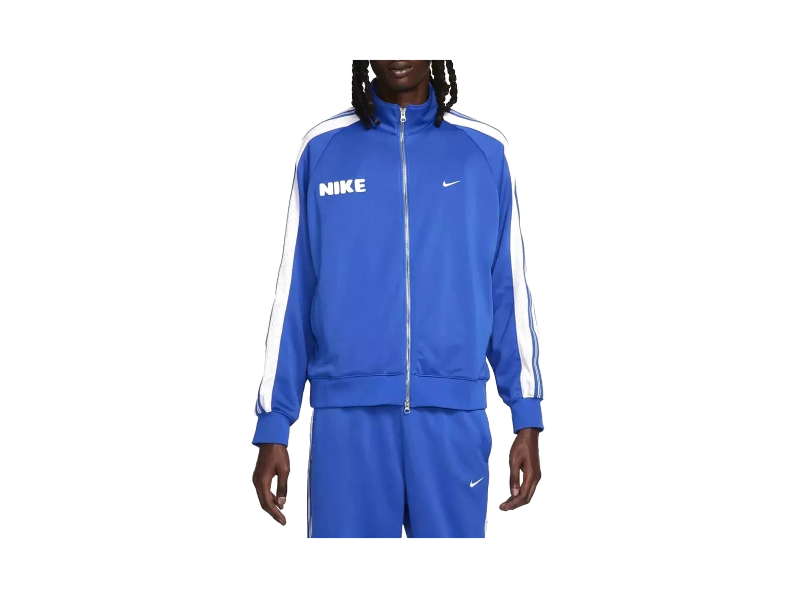 Nike Jackets Blue Stand Collar Moderate