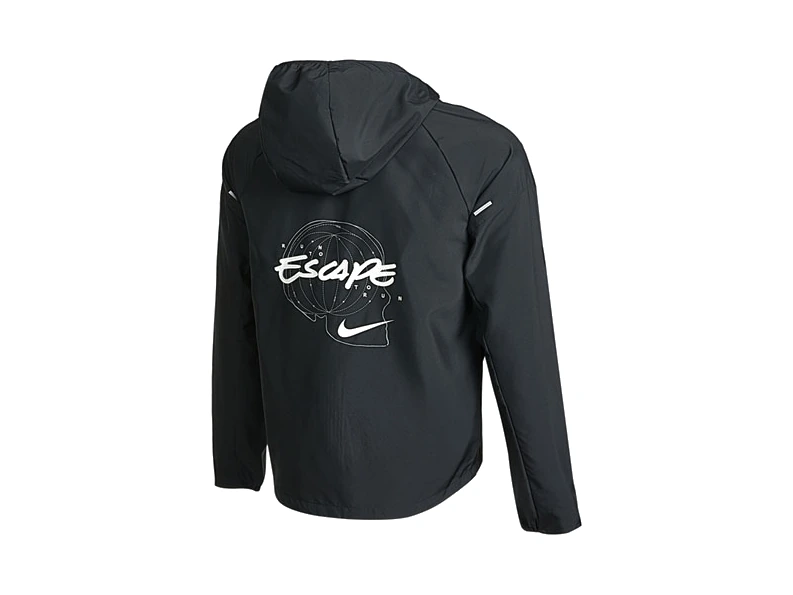 Nike Jackets Black Hooded Moderate Other