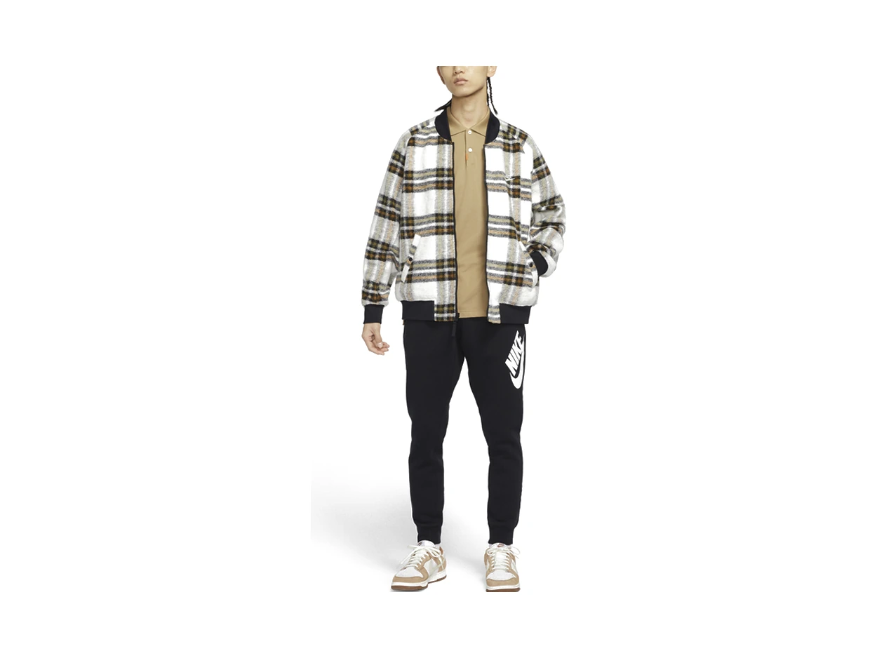 Nike Jackets Brown Baseball Collar
