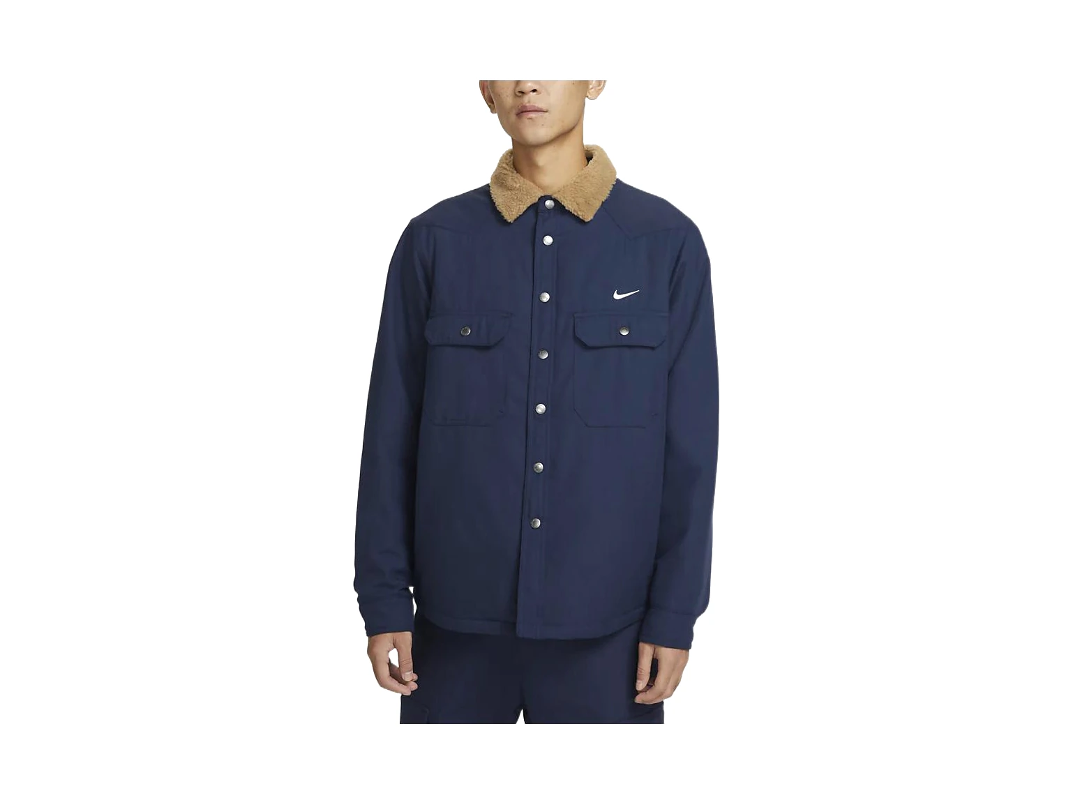 Nike Jackets Blue Lapel Moderate Other
