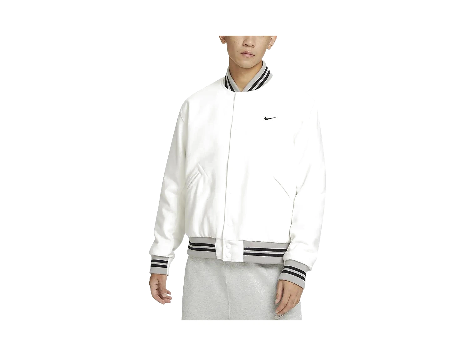 Nike Jacket Phantom Gray White