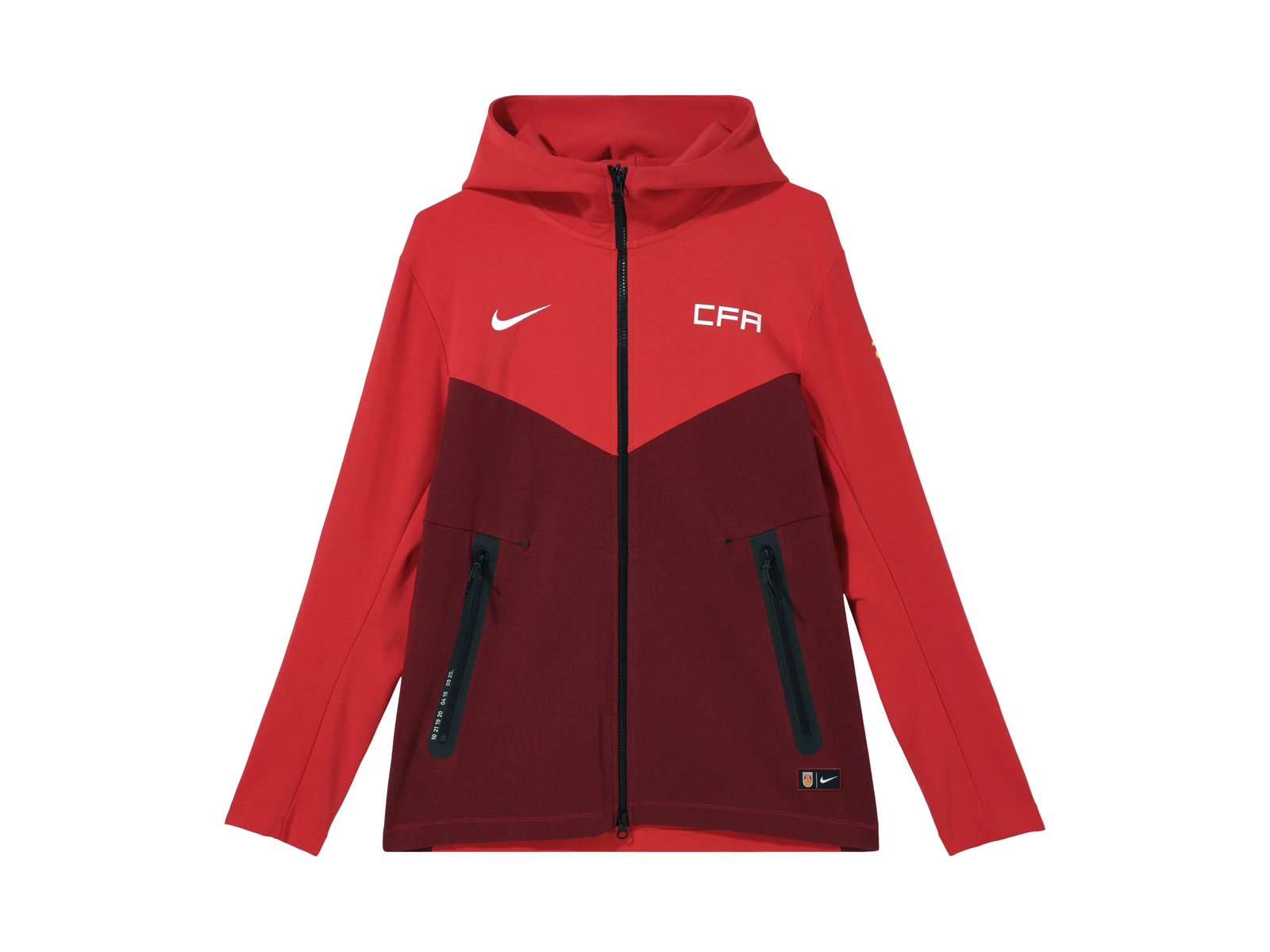 Nike Jackets Red Hooded (Non-detachable)