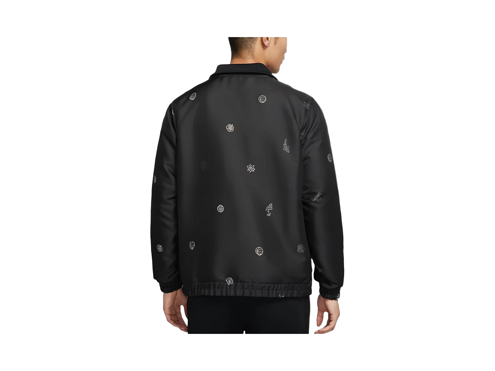 Nike Jackets Black Lapel Moderate