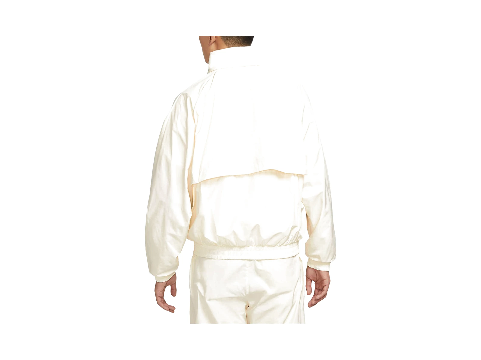 Nike Swoosh Logo Woven Jacket Coconut