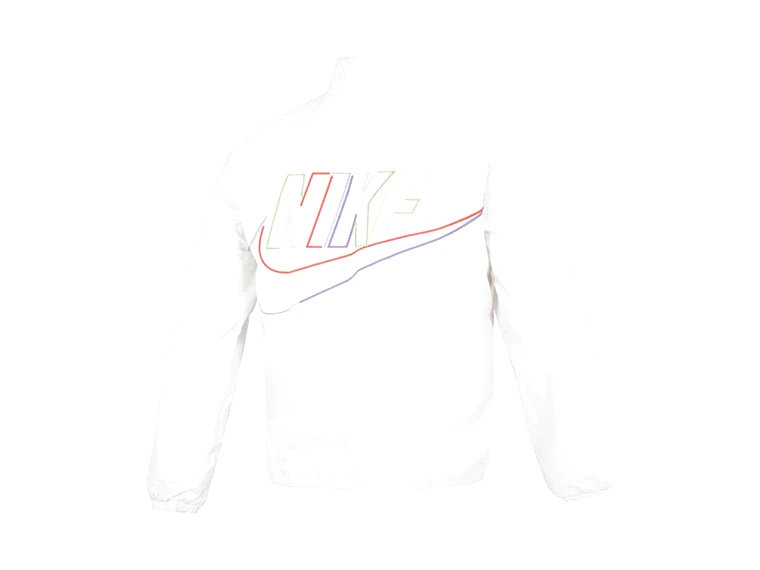 Nike Jackets White Stand Collar Moderate