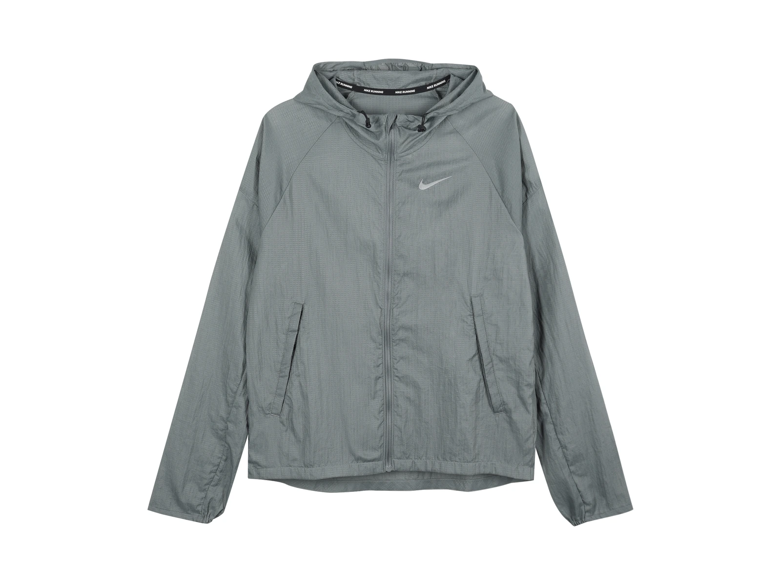 Nike Jackets Smoke Gray Hooded Moderate