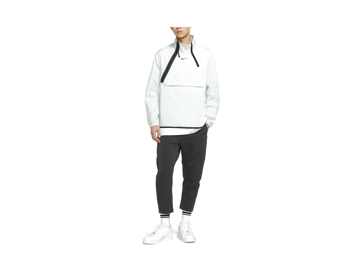 Nike Jackets Light Silver Stand Collar