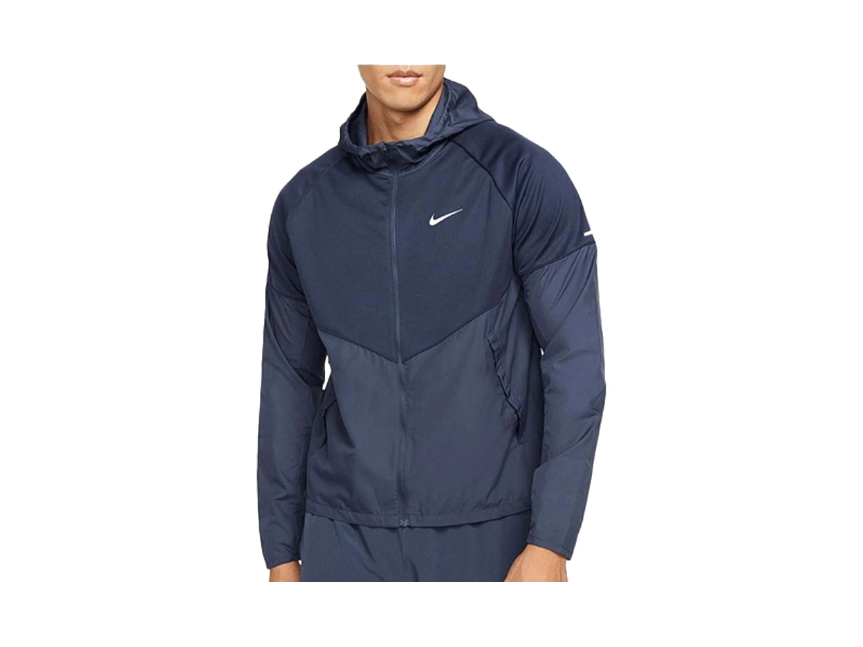 Nike Miler Jackets Dark Blue Hooded