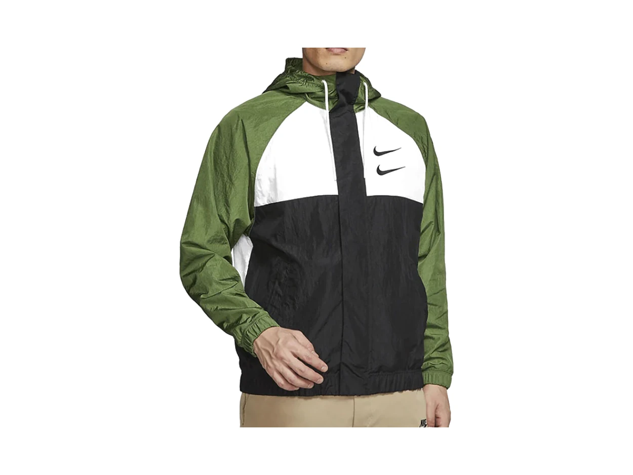 Nike Jackets Green Hooded