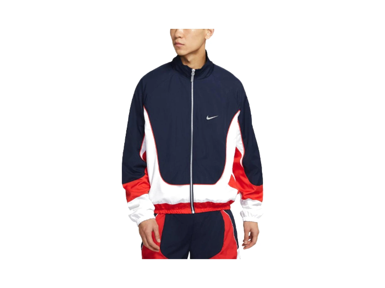 Nike Jackets Dark Blue Stand Collar