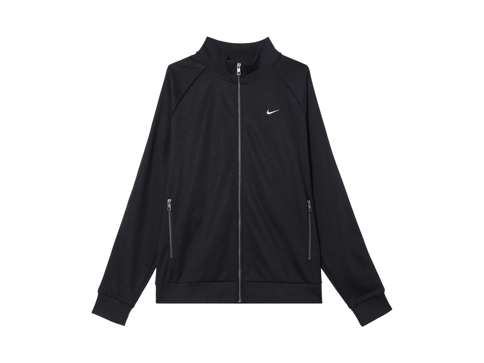 Nike Jackets Black Stand Collar Moderate