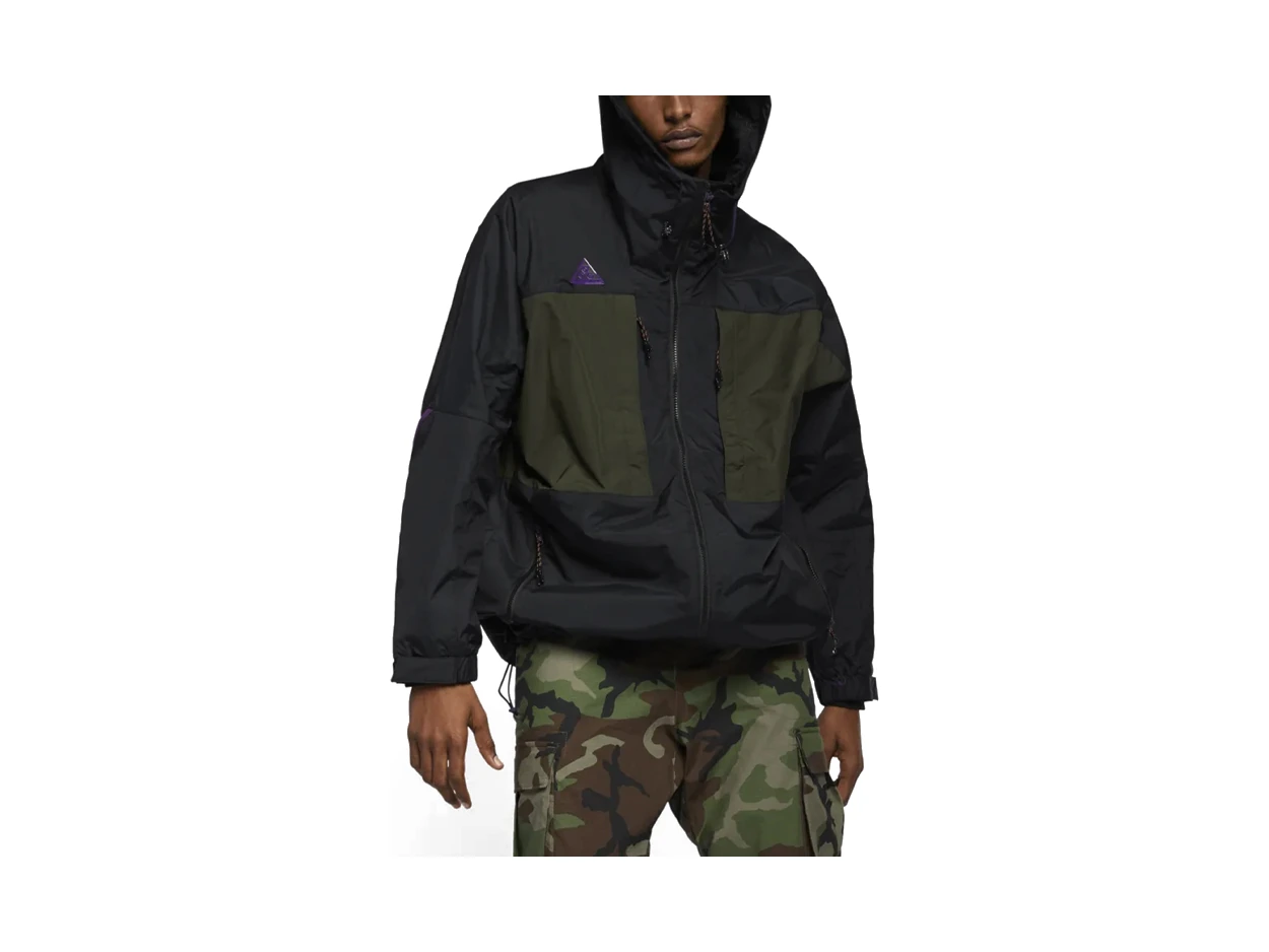 Nike Jackets Black Purple Hooded