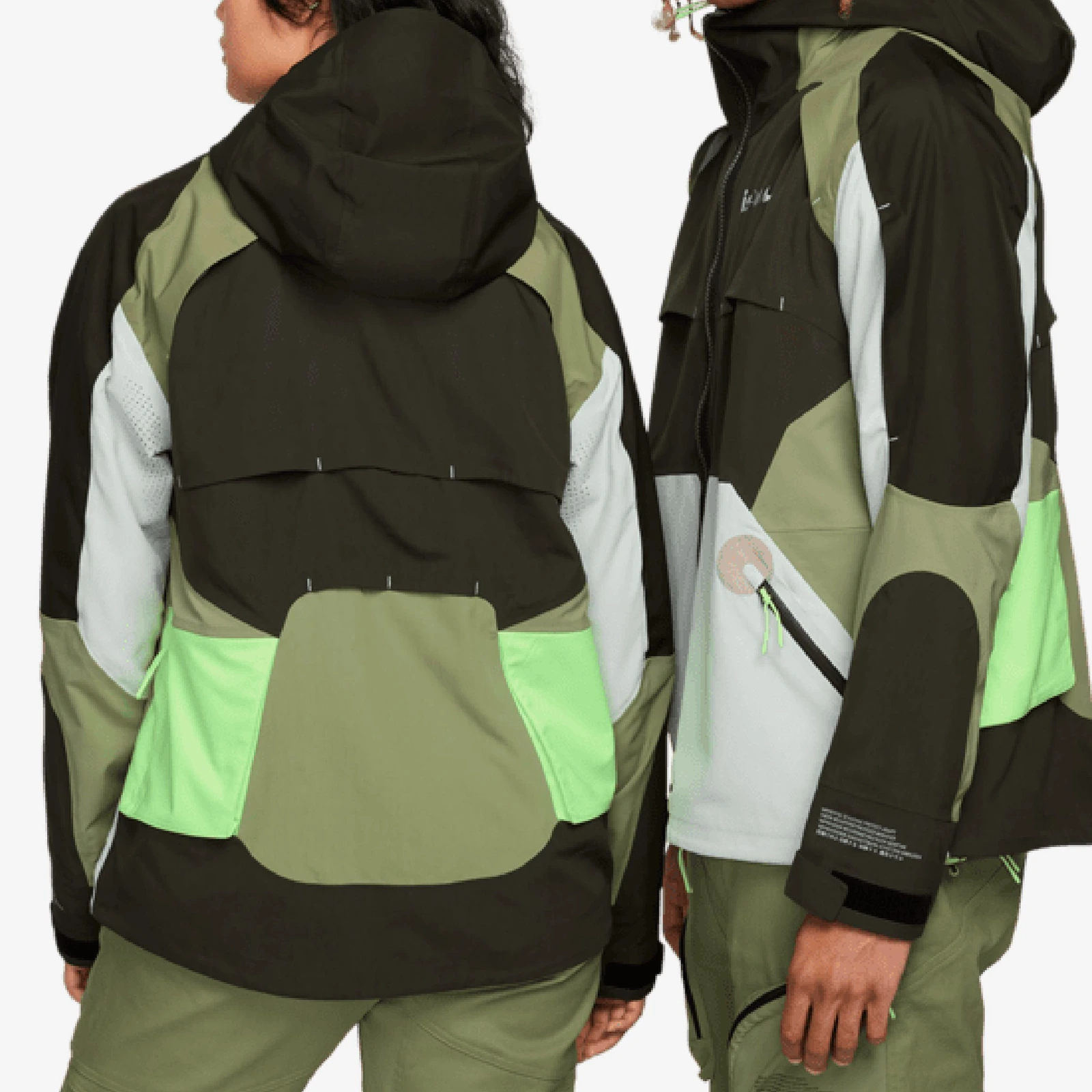Nike Ispa Jackets Green Hooded