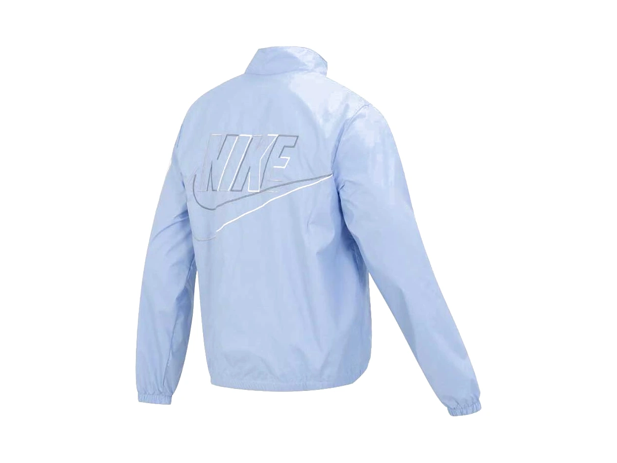 Nike Club Jackets Blue Stand Collar