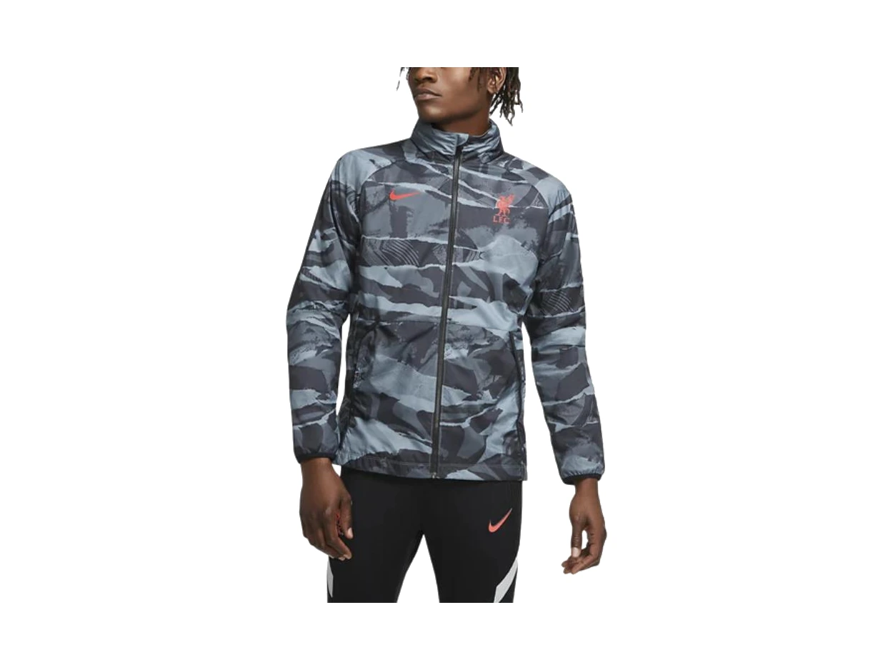 Nike Jackets Gray Stand Collar Moderate