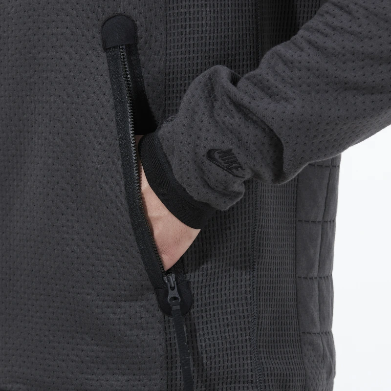Nike Jackets Gray Hooded