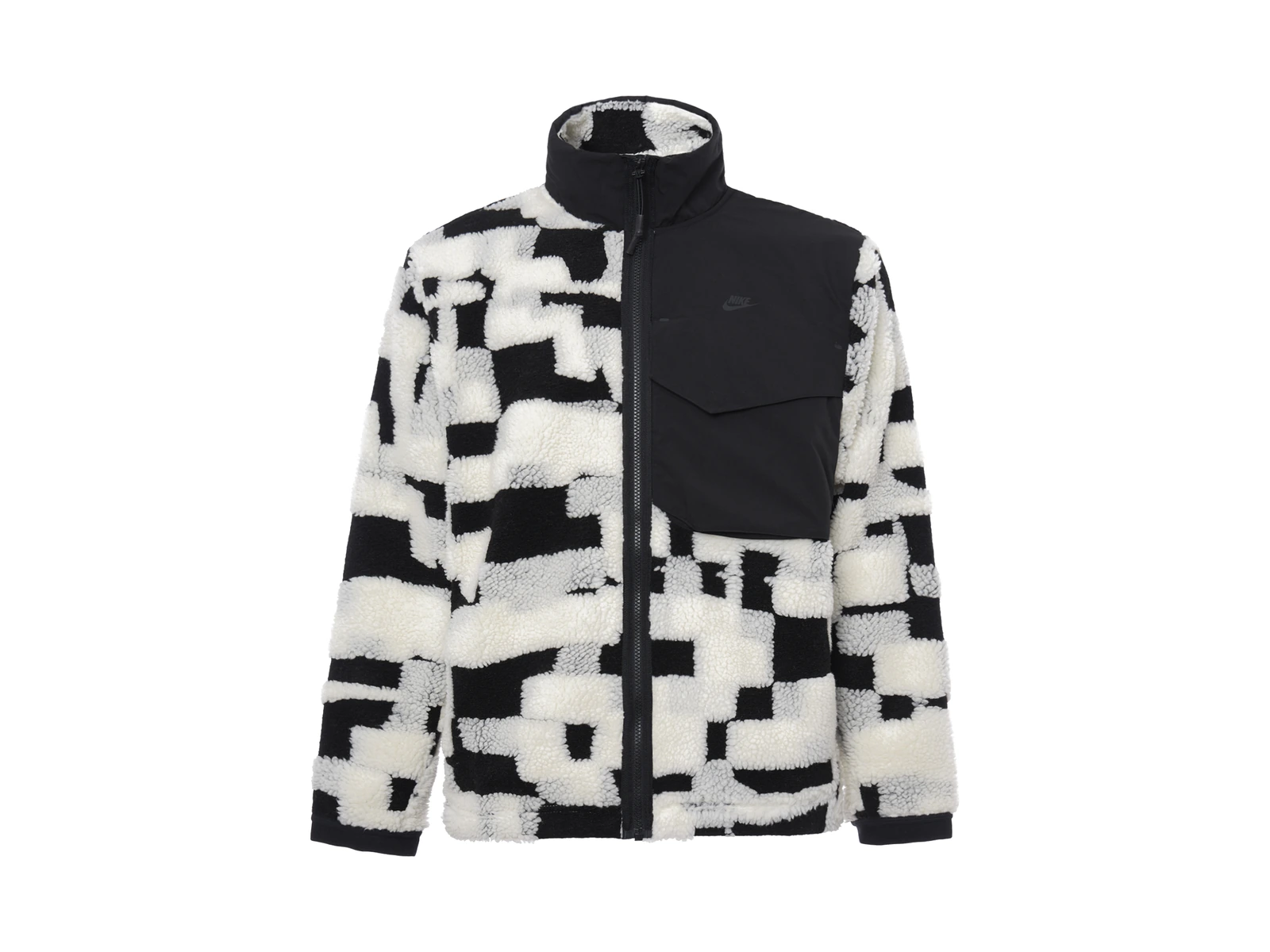 Nike Jackets White Stand Collar Moderate