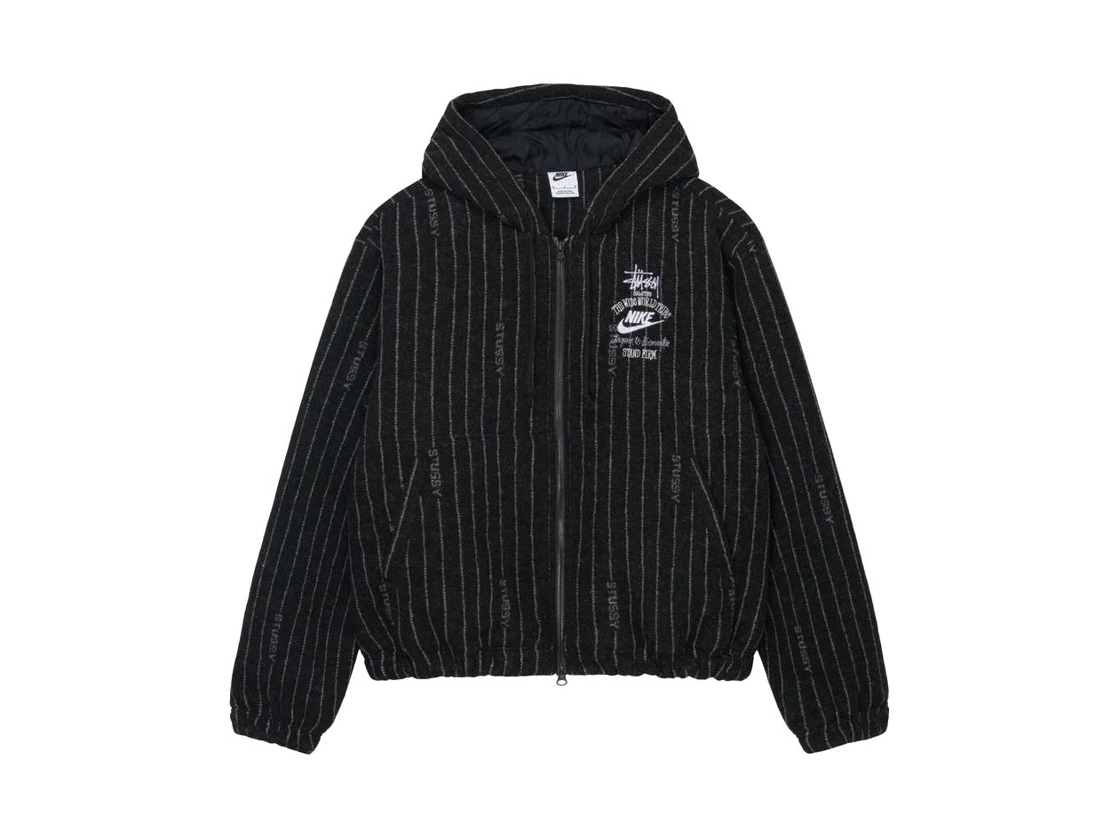 Nike x Stussy Striped Wool Jacket Asia