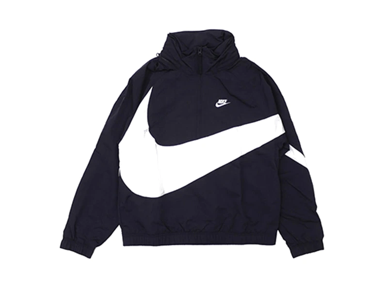 Nike Jackets Black Stand Collar Moderate