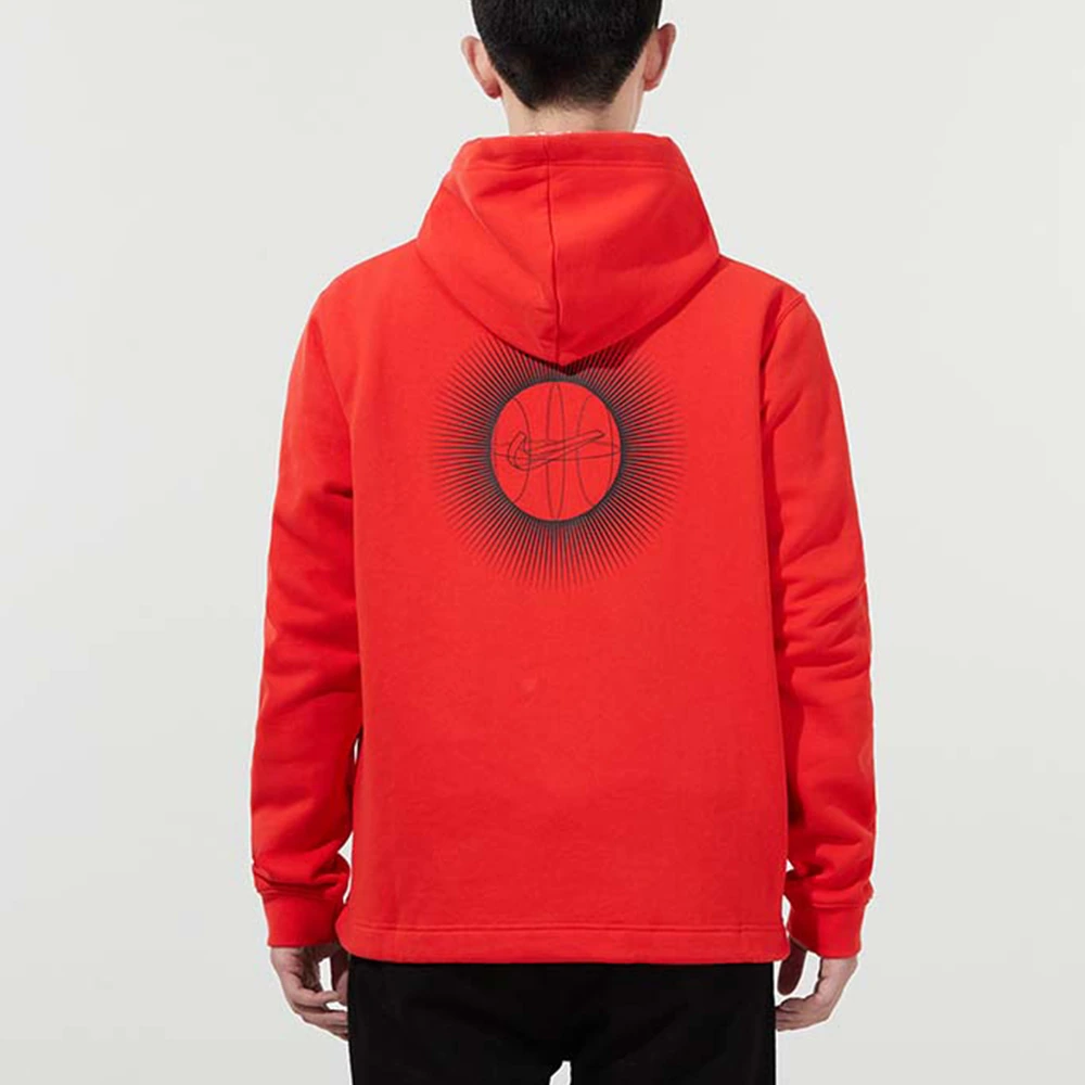 Nike Jackets Red Hooded (Non-detachable)