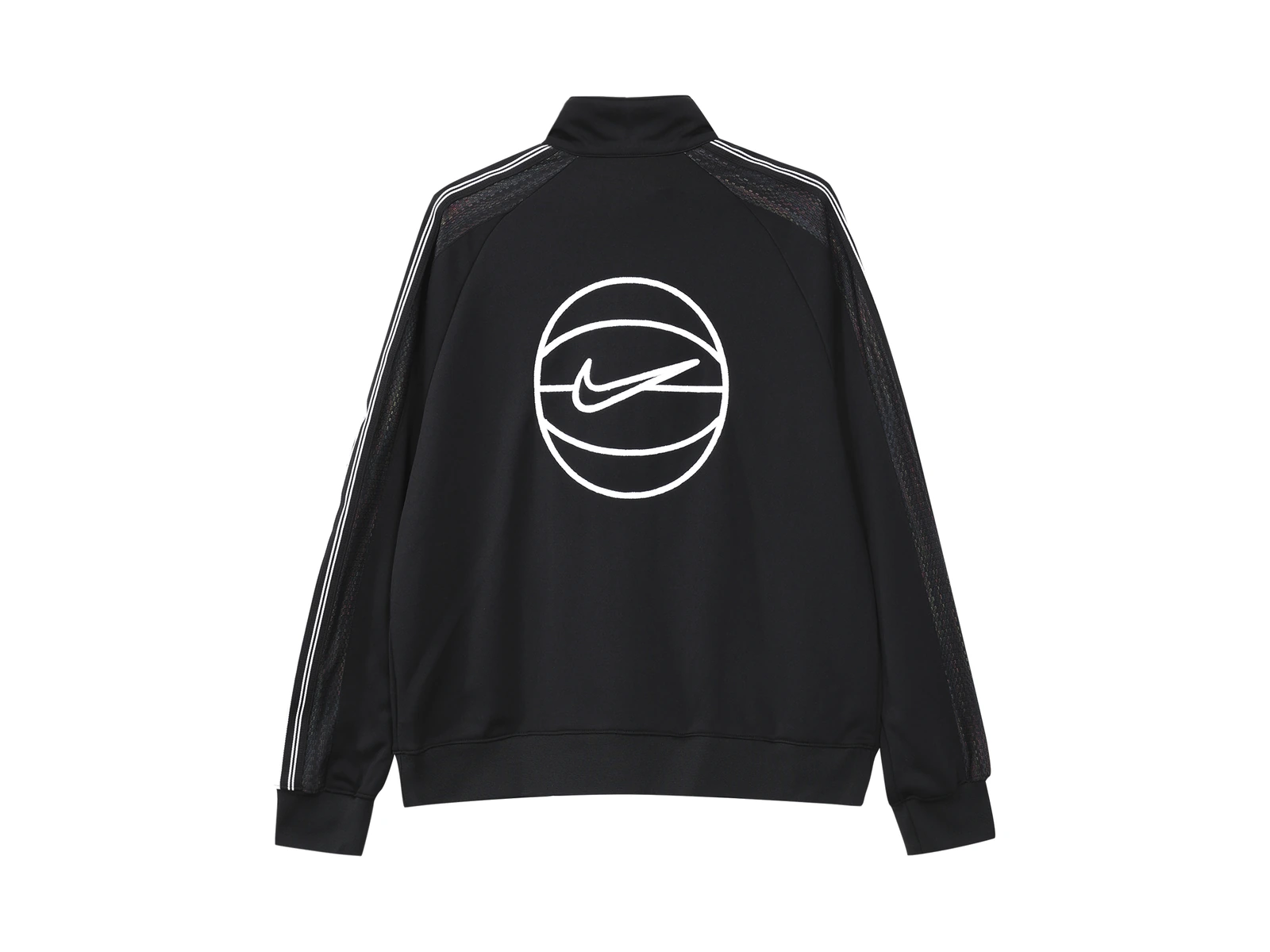 Nike Jackets Black Stand Collar Moderate