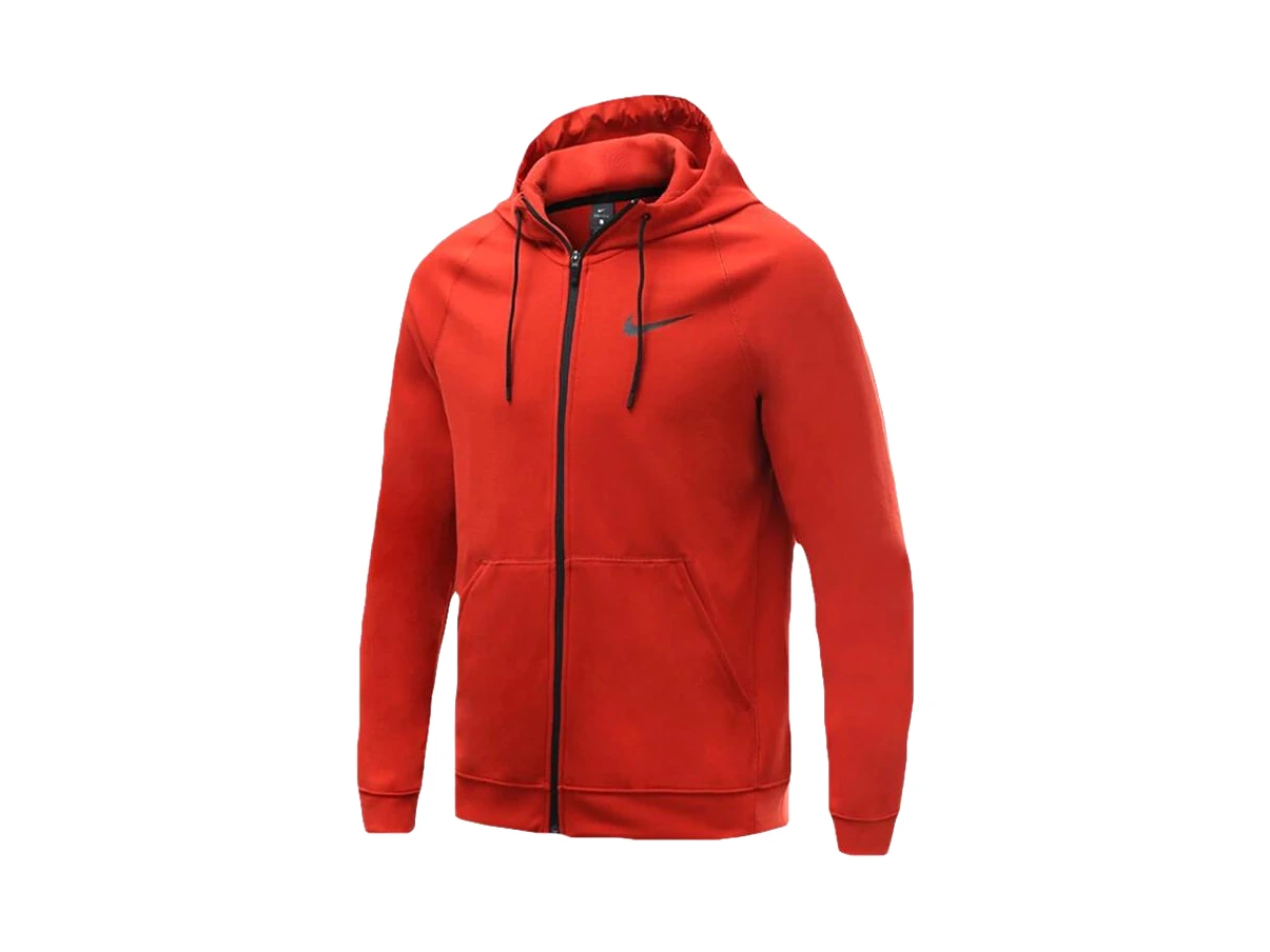 Nike Jackets Red Hooded (Non-detachable)