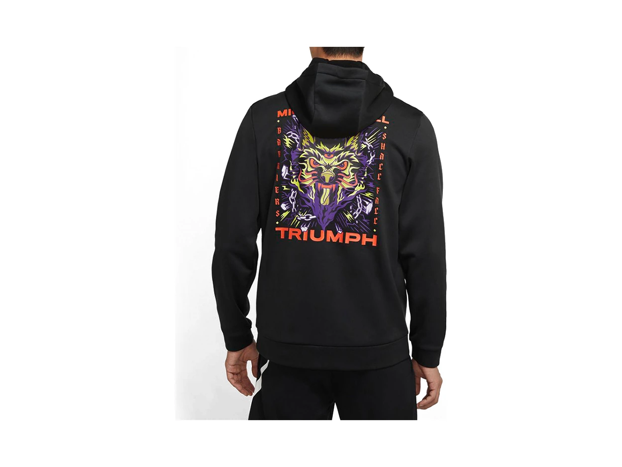 Nike Jackets Black/Purple Lilac Hooded