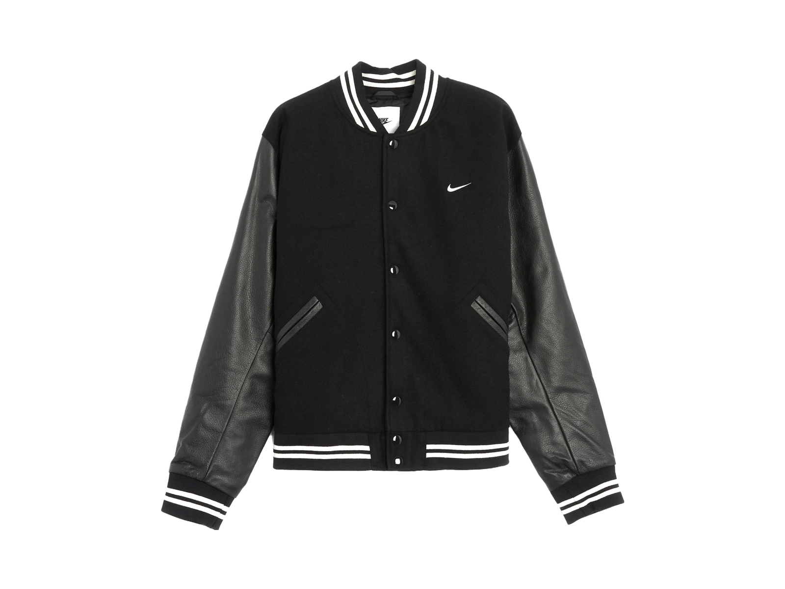 Nike Jackets Black Collarless Moderate