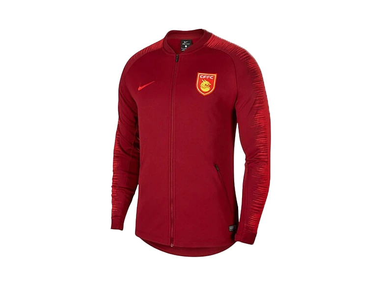 Nike Jackets Red Baseball Collar