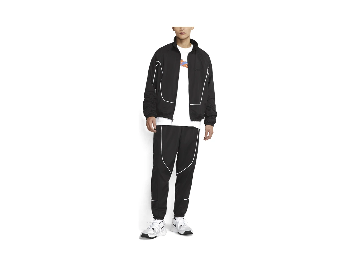 Nike Jackets Black Stand Collar Moderate
