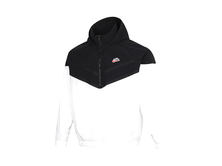 Nike Jackets Black White Hooded