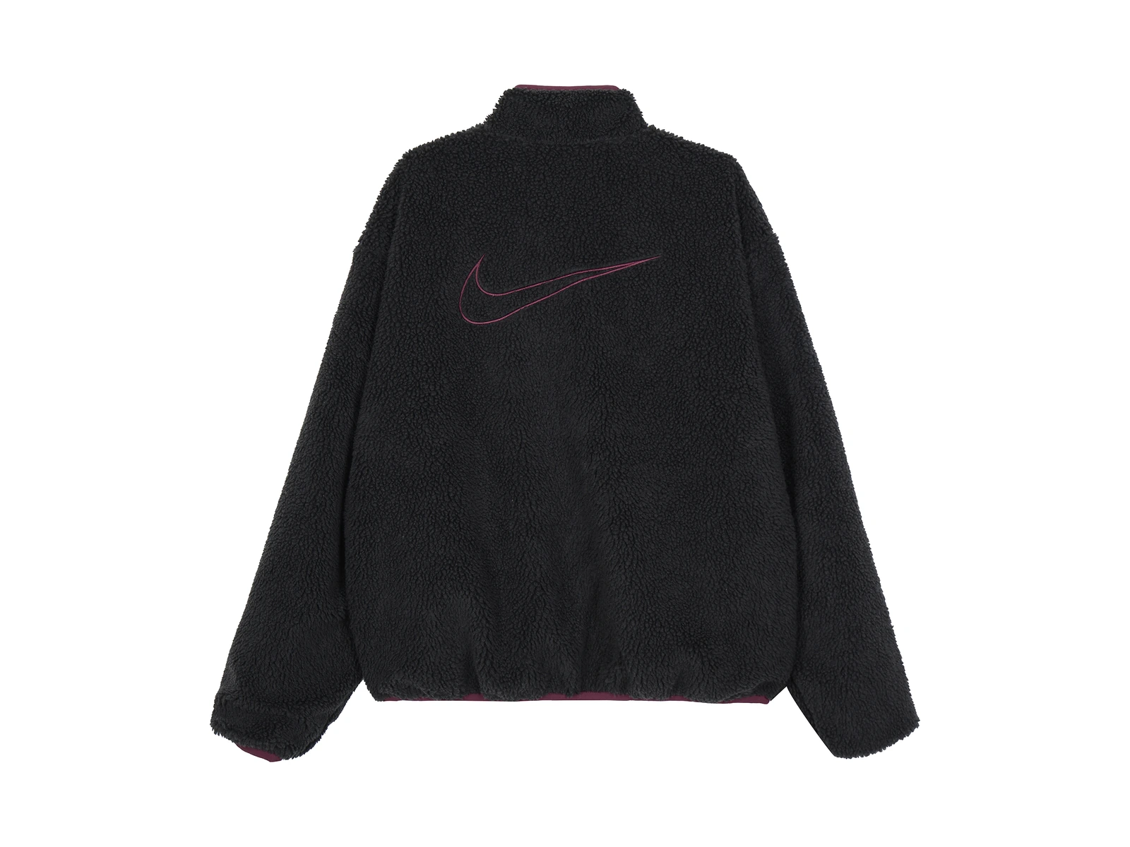 Nike Jackets Black Stand Collar Moderate