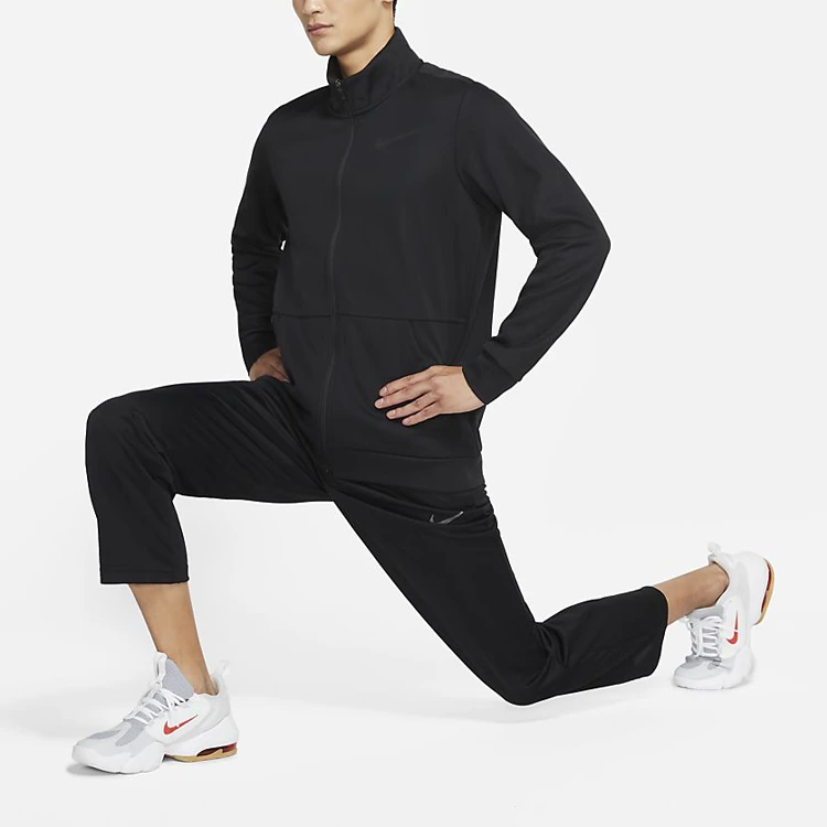Nike Jackets Black Stand Collar Moderate