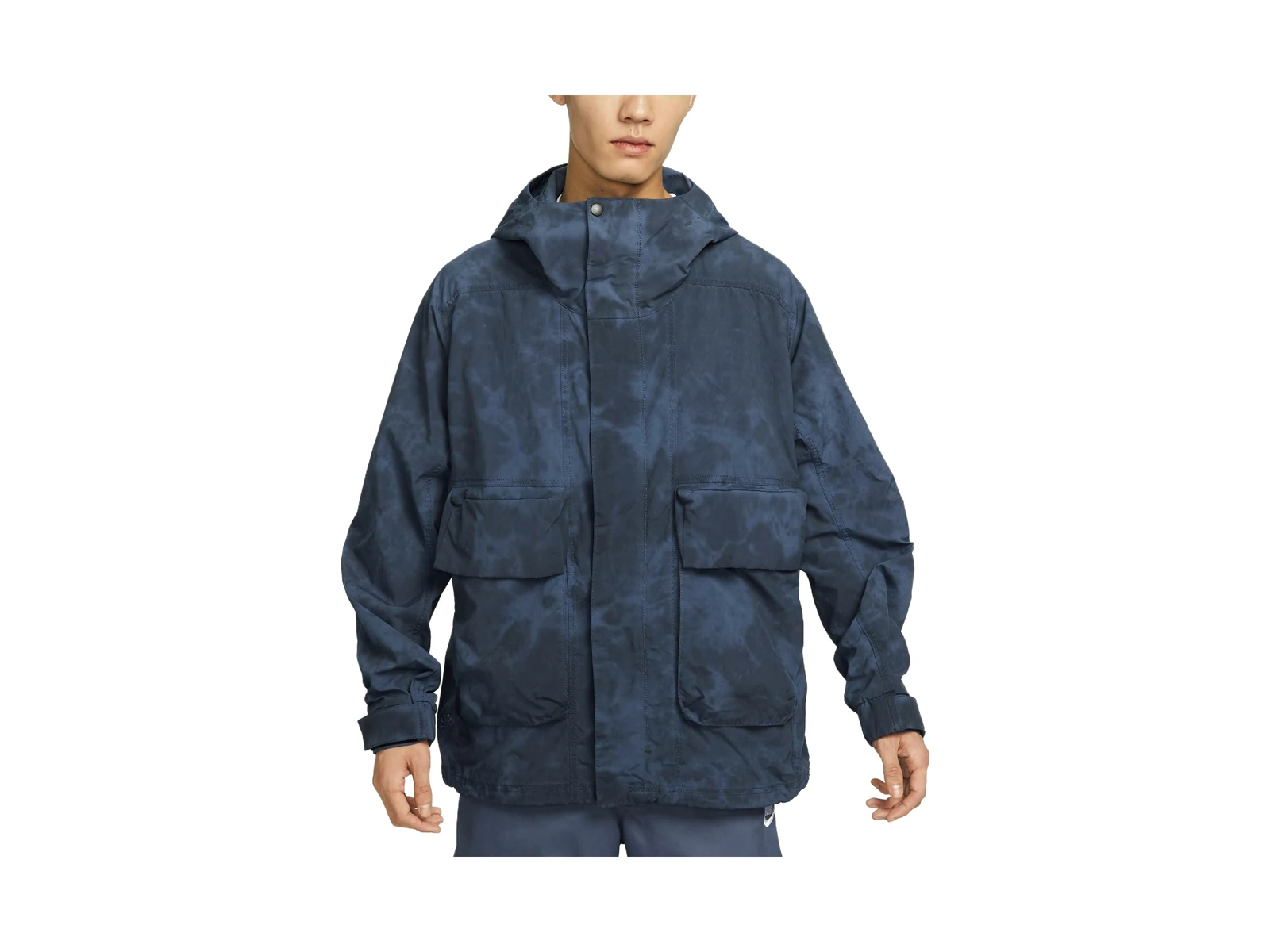 Nike Jackets Fen Blue Hooded Moderate