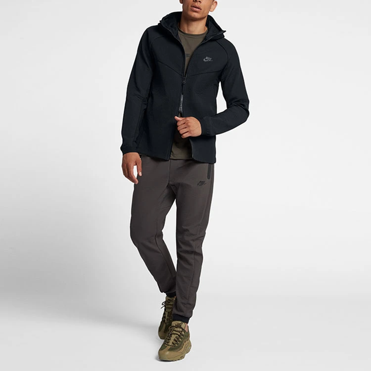 Nike Jackets Black Hooded